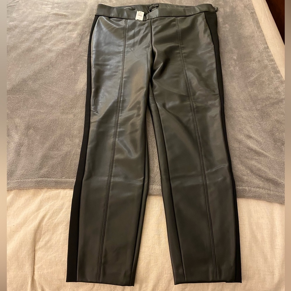 Talbots Pleather Leggings Size 10
